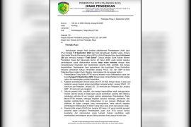 Disdik: PTM terbatas Palangka Raya dimulai 10 September