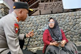 Kapolda Banten beri dukungan moral ke istri pewarta ANTARA