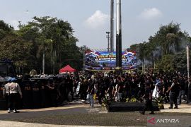 "Gedung Sate diserbu massa", Polrestabes Bandung gelar simulasi Sispamkota
