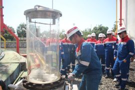 Manajemen Pertamina tinjau AFT Hasanuddin pastikan keandalan pasokan Avtur