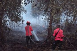 Kolaborasi dengan TNI/Polri-Upika, PT Arara Abadi dan IKPP turunkan Tim RPK dan Heli Water Bombing padamkan api di lahan masyarakat