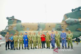 Three Japanese helicopters join West Kalimantan wildfire fight
