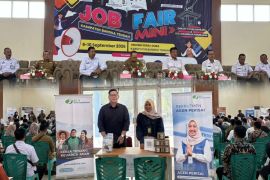 Job Fair Mini Bangka Tengah 2026, BPJS Ketenagakerjaan dorong perluasan perlindungan bagi pencari kerja