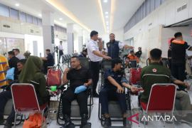 KAI Sumut gelar donor darah secara berkelanjutan sukung stok darah