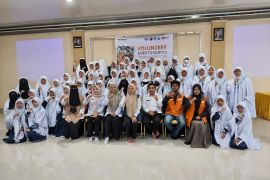 BPBD edukasi pelajar di Kendari kesiapsiagaan hadapi bencana hidrometeorologi kering