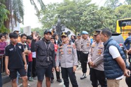 Jelang laga Persija vs Persib, Polres Tangerang jaga sejumlah titik