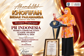 Khofifah raih PRIWOLA 2026 sebagai kepala daerah perempuan bereputasi