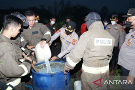 Polres Bengkayang uji X-Fire padamkan karhutla di lahan gambut