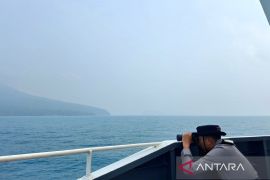 Pencarian jurnalis hilang dengan KP Sanjaya terkendala jarak pandang