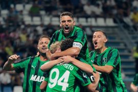 Sassuolo menang dramatis 3-2 atas Juventus, gol menit ke-94 jadi penentu