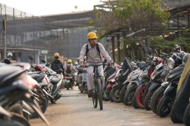 Lebih sehat dan hemat: Bike to Work di lingkar industri IMIP