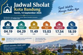 Jadwal Sholat Bandung hari ini 14 September 2026