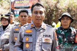 Polres Magetan siagakan posko pemantauan karhutla lereng Gunung Lawu