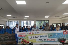 Secangkir kopi sejuta mimpi, honda ajak mahasiswa Universitas Muhammadiyah Paluberani wujudkan mimpi dengan #Cari_Aman