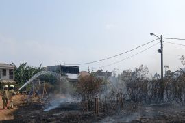 Kebakaran lahan kembali terjadi di Jakarta Utara pada Selasa