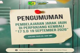 PJJ di Palangka Raya diperpanjang, Disdik pastikan pembelajaran tak terhenti