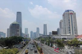 Sebagian besar Jakarta cerah berawan pada Kamis siang dan sore hari