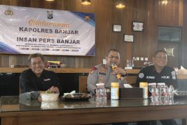 Kapolres Banjar komitmen perkuat sinergi dan komunikasi dengan insan pers