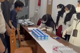 500 WBP Jambi tes urine deteksi dini penyalahgunaan narkotika