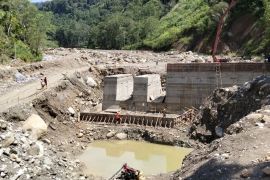 Jembatan Aih Bobo kembali dihantam banjir di Gayo Lues, begini kondisinya
