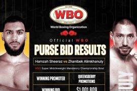 WBO umumkan pemenang lelang hadiah Sheeraz lawan Alimkhanuly
