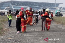 Polresta Samarinda-Bandara APT Pranoto gelar simulasi darurat