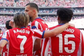 Atletico Madrid menangi derby Madrid setelah tekuk Real Madrid 2-1