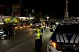 Ditlantas Polda Kaltara patroli Kamseltibcarlantas di 5 kabupaten/kota