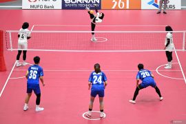 Tim sepak takraw putri Indonesia tekuk Jepang 3-0