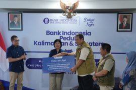 BI salurkan bantuan Rp2,97 miliar untuk warga terdampak karhutla