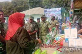 Kodim 0414/Belitung gelar GPM dan Pasar Tani sambut HUT ke-81 TNI