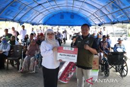 Tanbu-Kemensos salurkan bantuan Rp154 juta lebih ke penyandang disabilitas