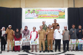 Rp400 juta bantu 106 petani terdampak bencana di Padang Panjang kembali berproduksi