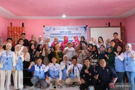 Mahasiswa KKN UNG dampingi warga memproduksi pangan dari hasil laut