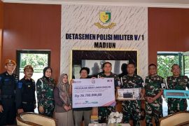 Daop 7 salurkan TJSL Rp26,7 juta untuk Denpom V/I Madiun