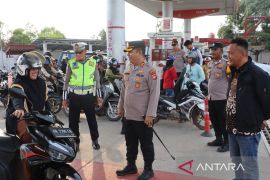 Polres Bangka Tengah pastikan distribusi BBM berjalan tertib