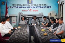 Kemenkum Sumut gelar rapat tindak lanjut hasil anevperda