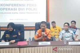 Posisi tenggelam badan KM Virgo masih labil