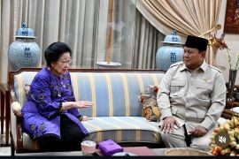 Presiden Prabowo takziah ke kediaman Megawati atas wafatnya Guruh Soekarnoputra