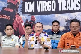 Peralatan pengangkatan bangkai KM Virgo sudah di Singapura