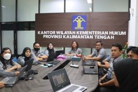 Kanwil Kemenkum Kalteng ikuti Penguatan SDM PIPK