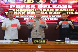 Polres Katingan tetapkan satu tersangka pelaku karhutla