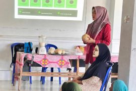Pemberdayaan ibu hamil, Tim PkM Unbrah kenalkan masker bengkoang untuk perawatan hiperpigmentasi