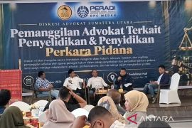 Peradi Medan bahas perlindungan hukum untuk advokat