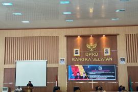 Pemkab Bangka Selatan sampaikan dua Raperda