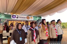 Wabup Debby: pramuka wadah pembentukan karakter generasi muda