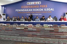 Bea Cukai Jakarta amankan 10,78 juta batang rokok ilegal