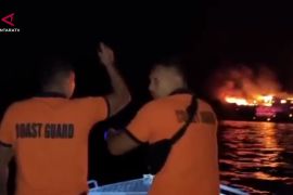 5 tewas, 87 hilang dalam kebakaran kapal di perairan Palawan, Filipina