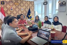 Kemenkum Sumut ikuti sosialisasi standar layanan literasi dan JDIHN