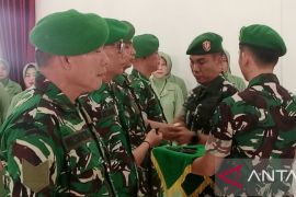 Dandim 0414/Belitung ingatkan personel naik pangkat junjung integritas pengabdian